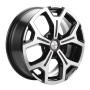 Легковой диск Khomen Wheels KHW1710 6,5x17 5x114,3 ET45 54,1 Black-FP