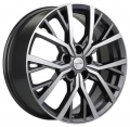 Khomen Wheels KHW1806 7x18 5x112 ET43 57,1 Gray-FP