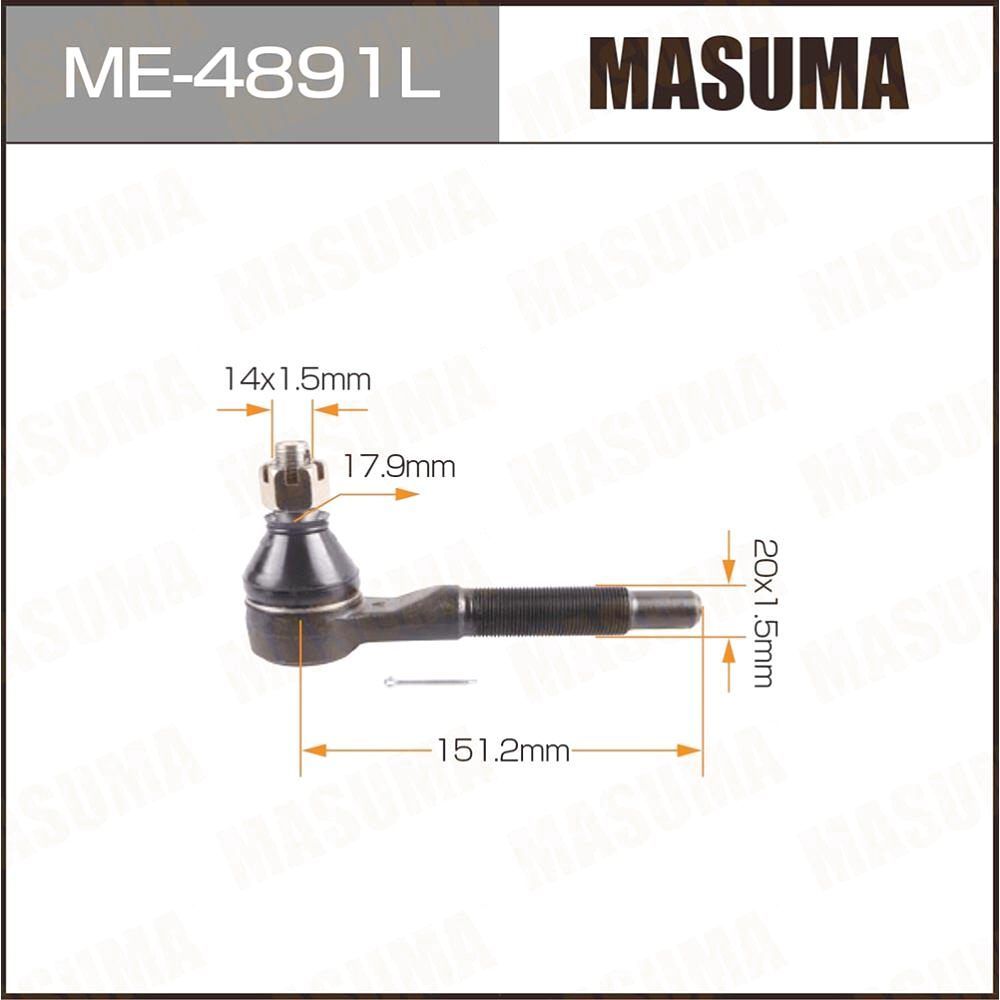 Masuma ME4891L рулевой Nissan